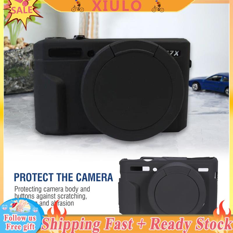 ❀READY❀Lightweight Soft Silicone Camera Case Cage Protector Cover for Canon G7XII /G7X Mark II