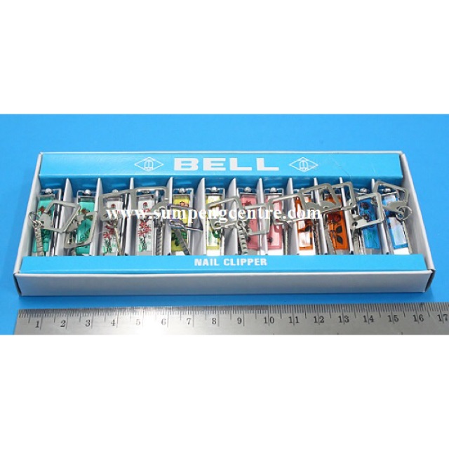 กรรไกรตัดเล็บ Bell - 609 (12 ชิ้น), Bell Nail Clippers - 609 (12 pieces)