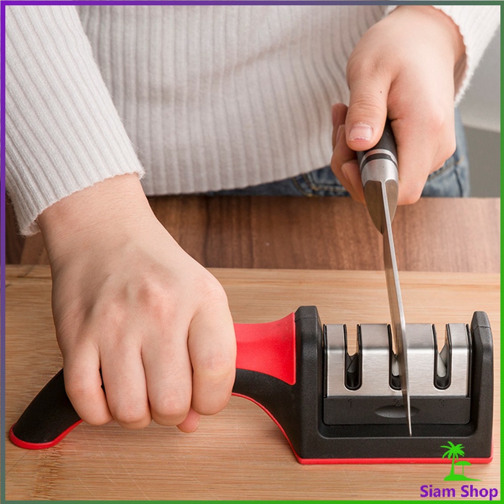 HA ที่ลับมีด อุปกรณ์ลับมีด หินลับมีด ลับได้ เครื่องลับมีด แท่นลับมีด / Knife sharpener