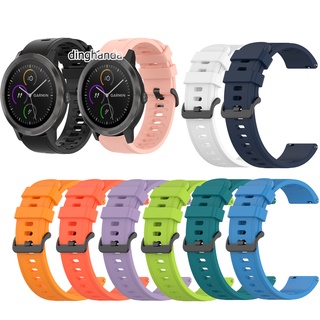 สายนาฬิกาซิลิโคนสำหรับ Garmin Vivoactive 3 Music Vivomove HR