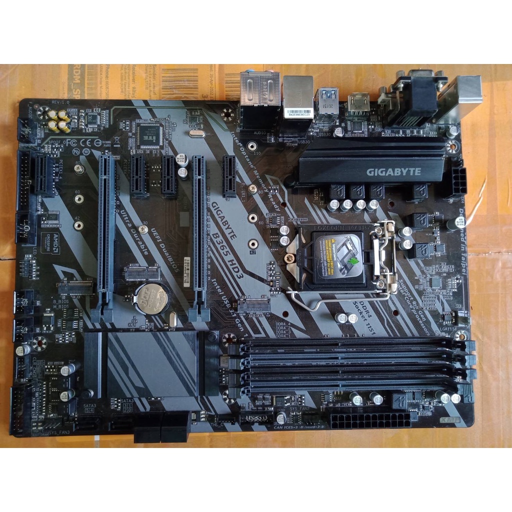 MB Gigabyte 1151v2 B365 HD3 มือสองประกันยาว