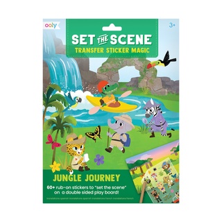 set the scene transfer stickers magic เซตสติ๊กเกอร์ลอกลาย ลาย Jungle Journey