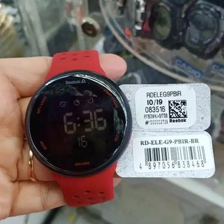 Reebok RD-ELE-G9-PBIR-BR DIGTAL RED RUBBER นาฬิกาข้อมือ ของแท้ รับประกันอย่างเป็นทางการ