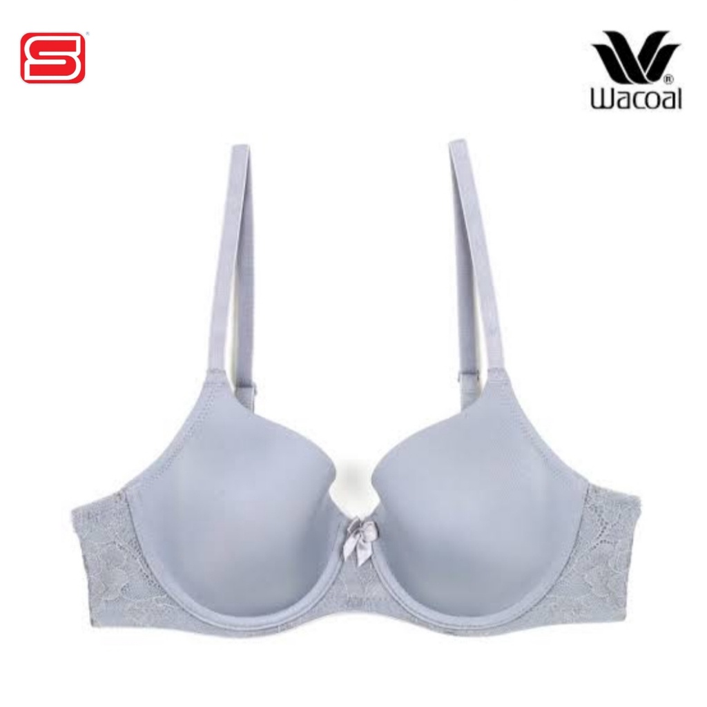ชุดชั้นใน Wacoal Basic Bra รุ่น WB9895 เต้าseamless มีโครง side fit ช่วยโอบเนื้อเต้าทรงด้านข้าง วาโก
