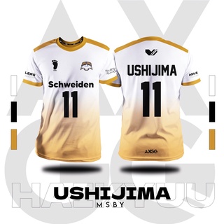 เสื้อกีฬาแขนสั้น ลายการ์ตูนอนิเมะ Haikyuu Adlers