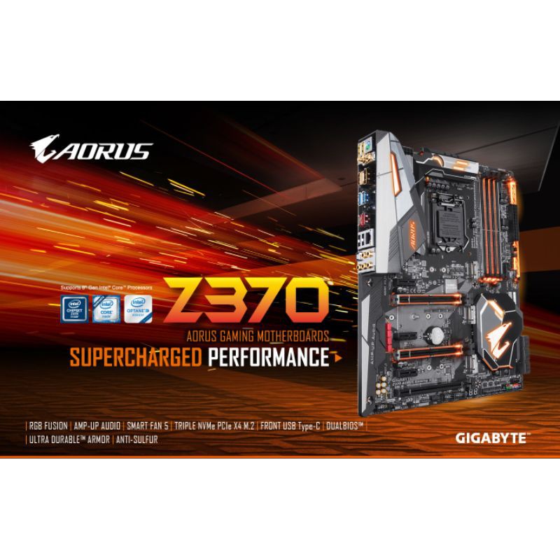 Gigabyte​ Z370​ Aorus​ Gaming​5​ WiFi​ ครบกล่อง