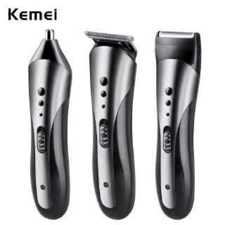 KEMEI KM-1407 ปัตตาเลี่ยนมัลติฟังก์ชั่น ที่กันจอนผม โกนหนวด โกนผม ชาร์จได้