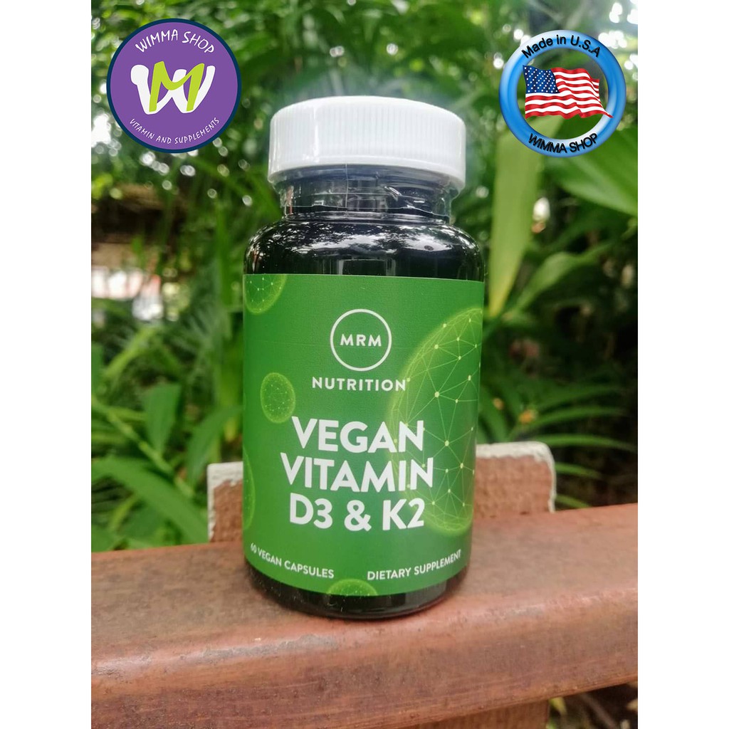 MRM Vegan Vitamin D3 K2 60 Capsules Shopee Thailand