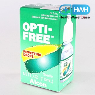 Opti-Free Rewetting Drops 10 mL น้ำยาให้ความชุ่มชื้น สำหรับผู้ใส่คอนแทคเลนส์