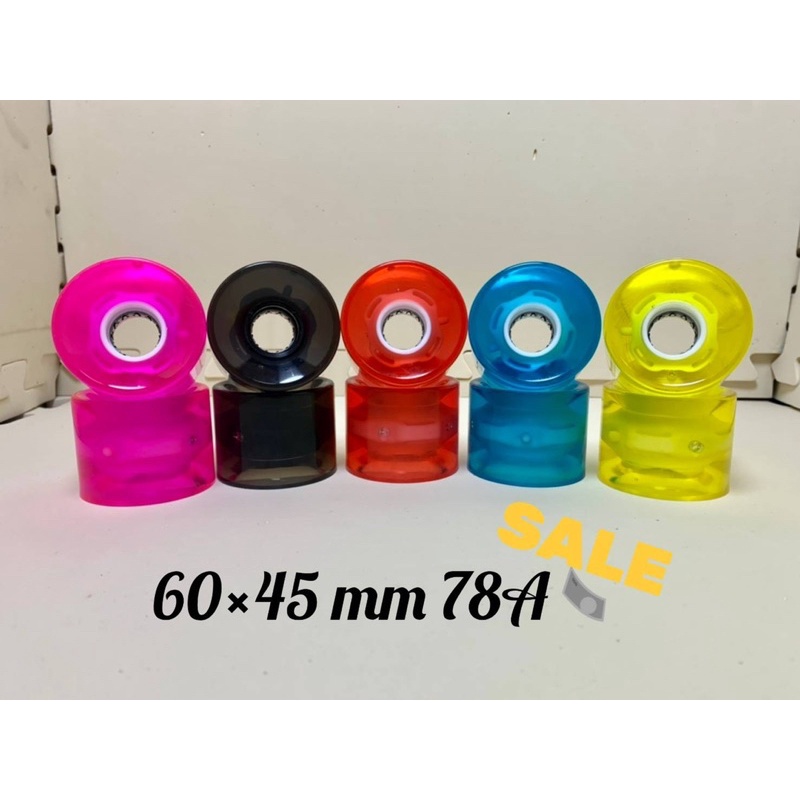 4Pcs ล้อไฟRGBเชิฟสเก็ตขนาด60*45mm80A Surfskate LongBoard #ล้อเสก็ต#ล้อสเนป#ล้อ70*51#ล้อสเก็ต#ล้อไฟ#สเก็ต#ล้อ65*51