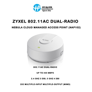 Zyxel NAP102 802.11ac 2x2 Dual-Radio Nebula Cloud Managed Access Point