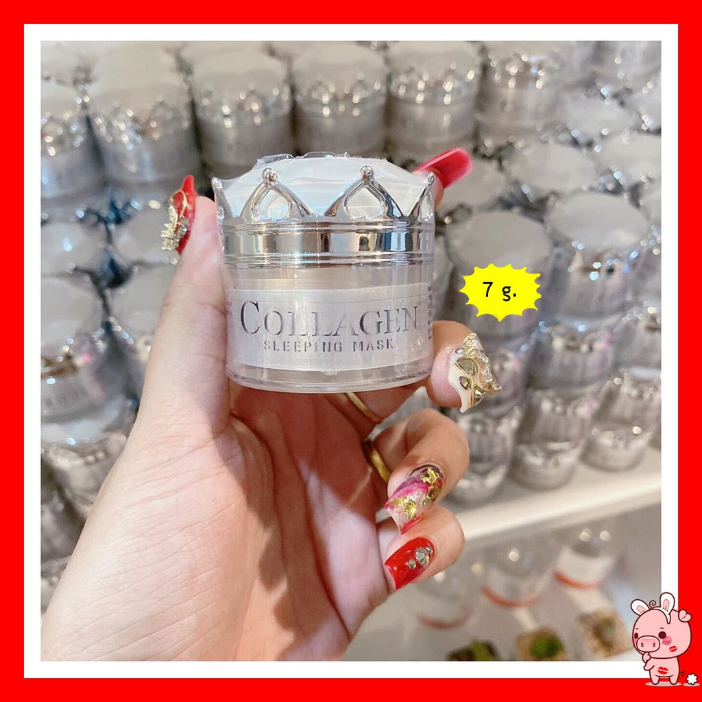 ซีควีน คอลลาเจน สลิปปิ้ง มาส์ก Z Queen Zqueen ซีควีน collagen sleeping mask (7 g.) ครีมบำรุงหน้า ครี