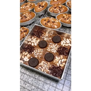 บราวนี่ดาร์กช็อคโกแลต ขนาด 2 ปอนด์ ยกถาด🍫ขนาดใหญ่