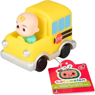 Cocomelon Little Vehicles School Bus– ของเล่น รถโรงเรียนพร้อมฟิกเกอร์ JJ 1 ตัว