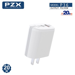 สายชาร์จ PZX  อะแดปเตอร์ พร้อมสาย Type C To Type C รุ่น SM223 หัวต่อรองรับชาร์จไว 20W สำหรับ Android