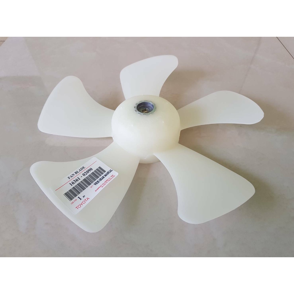 ใบพัดลมหม้อน้ำ TOYOTA VIOS,1NZ-FE, รุ่นเกียร์ธรรมดา ราคาอันละ280บาท