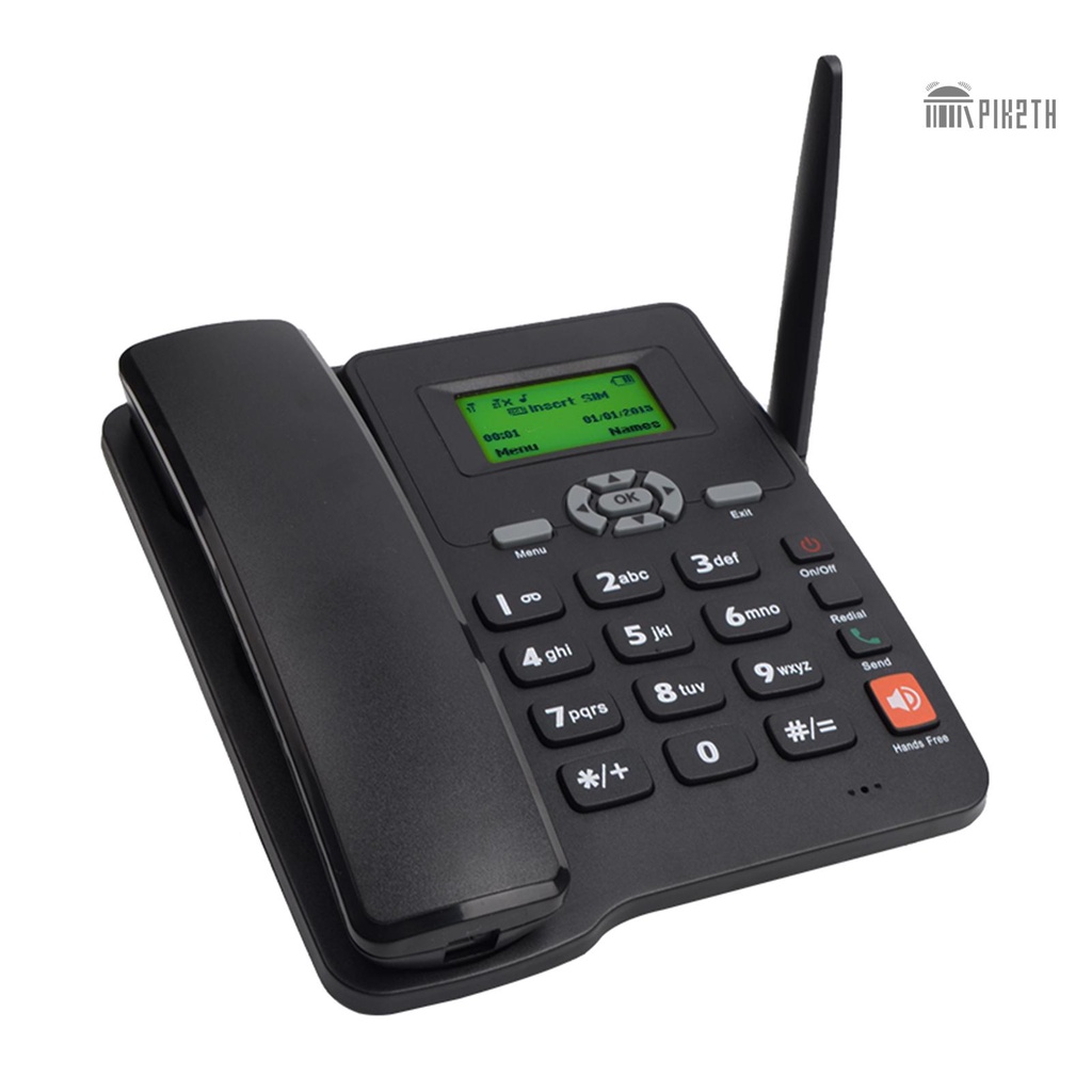 โทรศัพท์ตั้งโต๊ะไร้สาย รองรับ Gsm 850 900 1800 1900MHZ ซิมการ์ดคู่ 2G พร้อมเสาอากาศวิทยุ นาฬิกาปลุก สําหรับบ้าน สํานักงาน โรงแรม