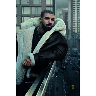 Drake โปสเตอร์ Poster วอลเปเปอร์ ตกแต่งผนัง วงดนตรี  Hiphop ฮิปฮอป