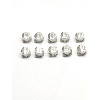 10ชิ้น 100/4v SMD Electrolite Capacitor,chip capacitor