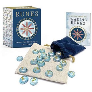 [ของแท้]​ Runes Unlock the Secrets of the Stones หินรูนส์ พยากรณ์ อักษรรูนส์ ไพ่รูนส์ หนังสือ tarot oracle card cards