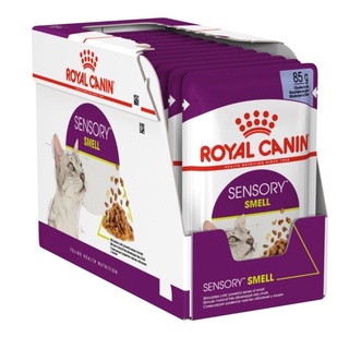 ใหม่ Royal canin Sensory Pouch อาหารแมวเปียก พรีเมี่ยม ขนาด 85 g. X12 ซอง