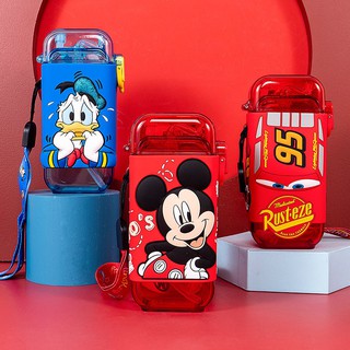 Disney ขวดน้ําเด็ก ขวดน้ําฟางแช่แข็ง Tsum Tsum Tritan (280 มล. / 12 แบบ)