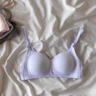 [ส่งจากไทย] 𝑩𝒓𝒂𝑩𝒓𝒂𝑩𝒓𝒂 #bra-147 ชุดชั้นใน ผ้าคอตตอน ใส่สบาย ไร้โครง Sleeping bra