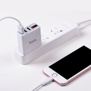 Hoco C15 Adapter 3 USB Charger หัวชาร์จไฟบ้าน ปลั๊กชาร์จรุ่นใหม่ 3.4A Max แท้