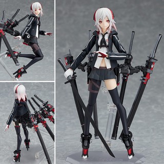 Figma ฟิกม่า Model Figure ฟิกเกอร์ โมเดล จากการ์ตูนเรื่อง Heavily Armed High School Girls Shi ชุดนักเรียน