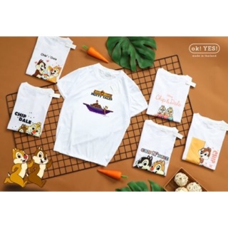 🐿🐿 เทรนด์ใหม่มาแรงที่สุด💥เสื้อลายการ์ตูน chip and dale💖โอ้ย!!!น่าร้ากกกอ่ะ👚