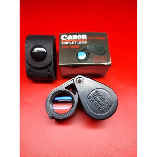 Canon A.S.H.1989628  เลนส์แก้วสามชั้น Multicoat 10X18MM สีดำทมิฬ/ชาว