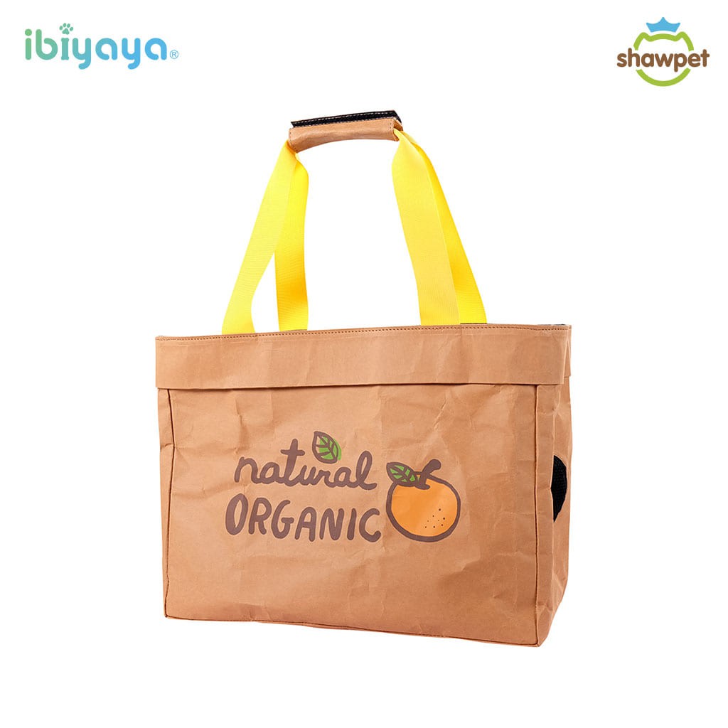 Ibiyaya กระเป๋าใส่สุนัข กระเป๋าใส่สัตว์เลี้ยง Kraft Pa-purr Pet Carrier รับน้ำหนักได้ 6 Kg.