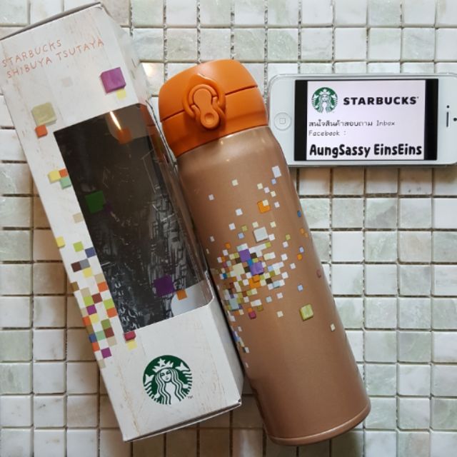 Starbucks Thermos set "Shibuya edition"  (with card , without card)  size 16oz.
