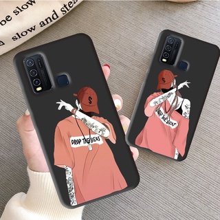 เคสโทรศัพท์มือถือ สไตล์ฮิปฮอป สําหรับ VIVO Y20 S G Y20i Y33S Y21 Y21T A Y11 Y12S Y12A Y50 Y30i Y15A Y3S Y15 Y17 Y91c Y1S Y95 Y52 Y72 Y3S