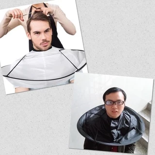 ผ้าคลุมตัดผม ที่รองตัดผม แบบเก็บผม ไม่ร่วงลงพื้น ผ้ารองตัดผม เสื้อคลุมตัดผม ชุดคลุมย้อมผม