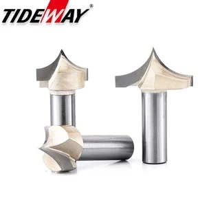 เครื่องมือแกะสลักคาร์ไบด์ Cnc Router Bit 1/2 Shank สําหรับงานไม้