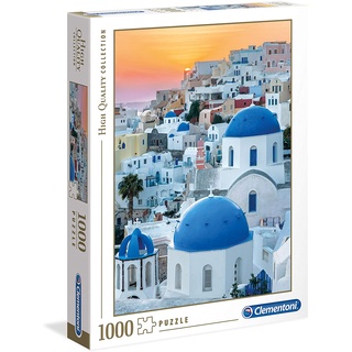 จิ๊กซอว์ Clementoni - Santorini  1000 piece  (ของแท้  มีสินค้าพร้อมส่ง)