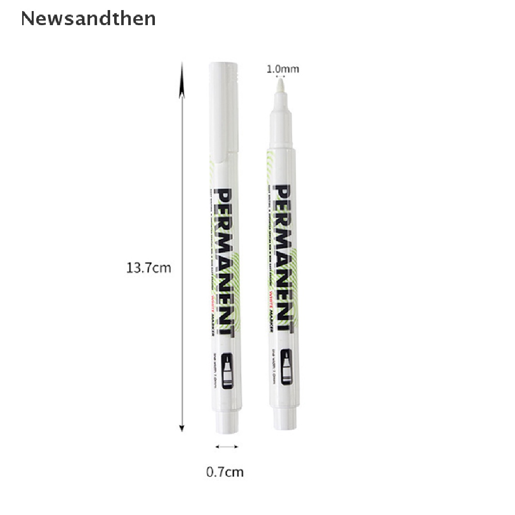 Newsandthen 3 pcsset White Ink Highlight Marker for Art Drawing ...