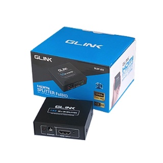 กล่องกระจายสัญญาณ HDMI Splitter เข้า 1 ออก 2  Glink