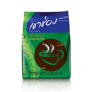 เขาช่อง กาแฟปรุงสำเร็จชนิดผง 3in1เอสเปรสโซ่ 18 กรัม x 25 ซอง