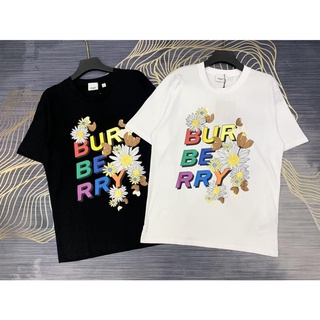 ✲♧ ! เสื้อแจ็กเก็ตแขนสั้น พิมพ์ลายการ์ตูน Burberry แฟชั่นสําหรับผู้ชายสามารถปรับแต่งได้