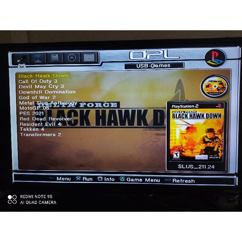 [PS2] แฟลชไดร์ 32gb ลงเกมส์ PS2 Mem boot