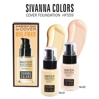 SIVANNA COVER ME LIQUID FOUNDATION  ซิวานน่า รองพื้น โคเวอร์ รองพื้นเนื้อลิขวิค บางเบาสบายผิว ปกปิดริ้วรอย และจุดด่างดำไ