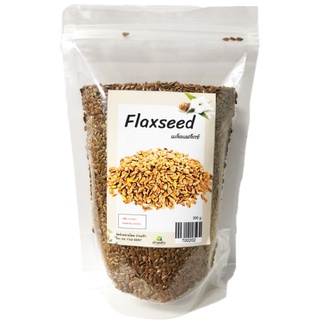 เมล็ดแฟลกซ์ สีน้ำตาล Brown Flaxseeds ออร์แกนิค 100% ขนาด 300 กรัม