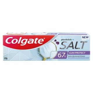 Colgate คอลเกต สูตรเกลือเข้มข้น 67% กัม โพรเทค 120 กรัม (8850006936665)