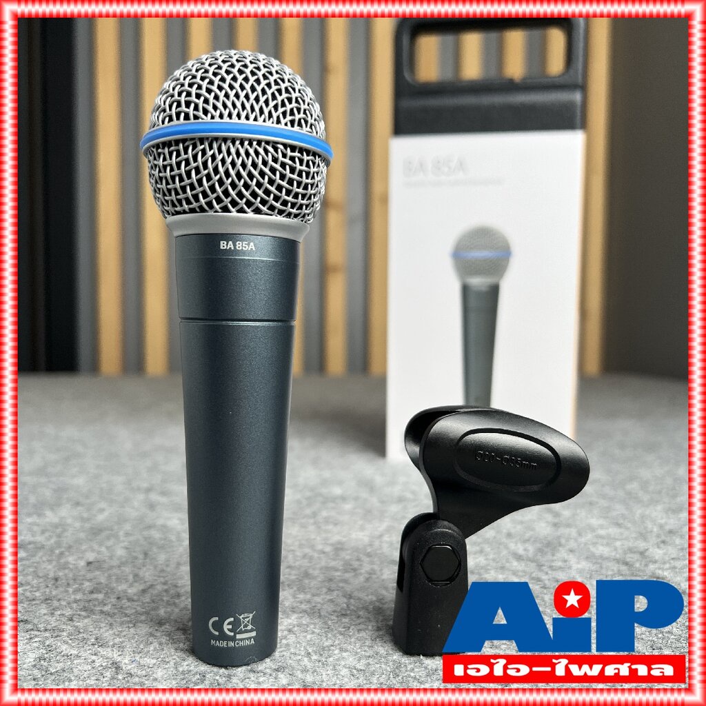 BEHRINGER BA-85A ไมค์เครื่องดนตรี ไมค์ BA 85A BA85A BA 85 A MICROPHONE ไมค์ร้องเพลง ไมค์คาราโอเกะ ไมค์พูด Dynamic Sup...