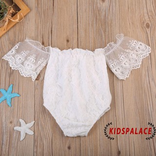 SS.-2018 น่ารักเด็กวัยหัดเดินแฟชั่นบอดี้สูทลาเวนเดอร์ Off Romper ชุด Romper Jumpsuit Sunsuit