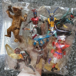 Gashapon Action Figure Kamen Masked Rider Kabuto Set 7 pcs Hero ไรเดอร์ มดแดง คาบูโตะ กาชาปอง