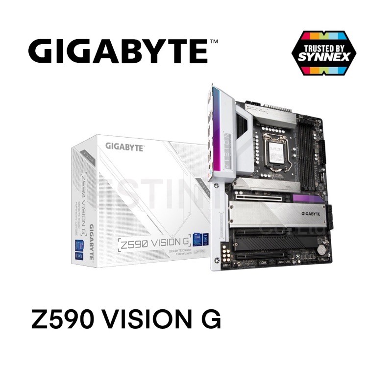 Mainboard(เมนบอร์ด) 1200 Gigabyte Z590 VISION G ของใหม่ประกัน 3ปี