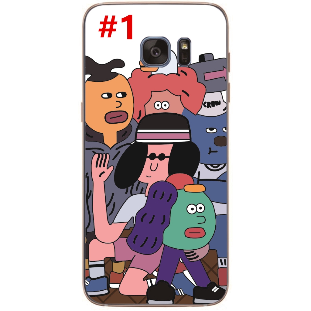 เคสโทรศัพท์ พิมพ์ลายการ์ตูน สำหรับ Samsung Galaxy Note5/Note 4/S6/S7 Edge #8